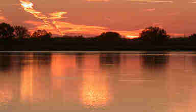 Sunset on Coldwater Lake